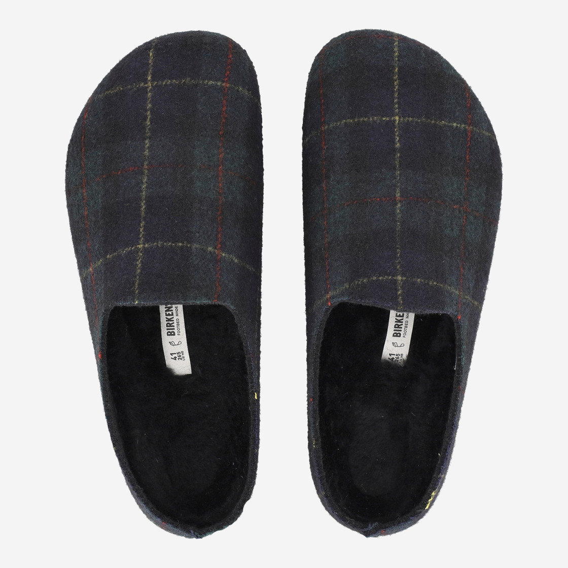 Birkenstock AMSTERDAM WRAPPED DIPFELT - Dark Green - Sole