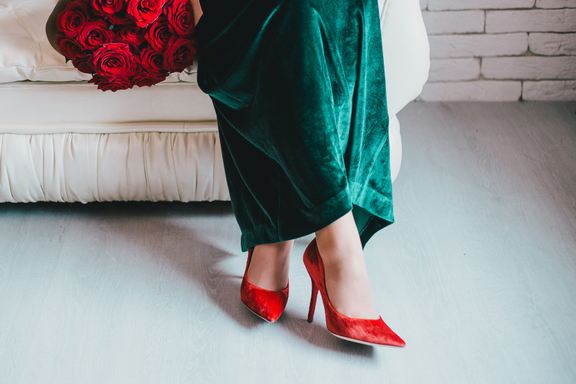  Velvet shoes: trendy instead of old-fashioned