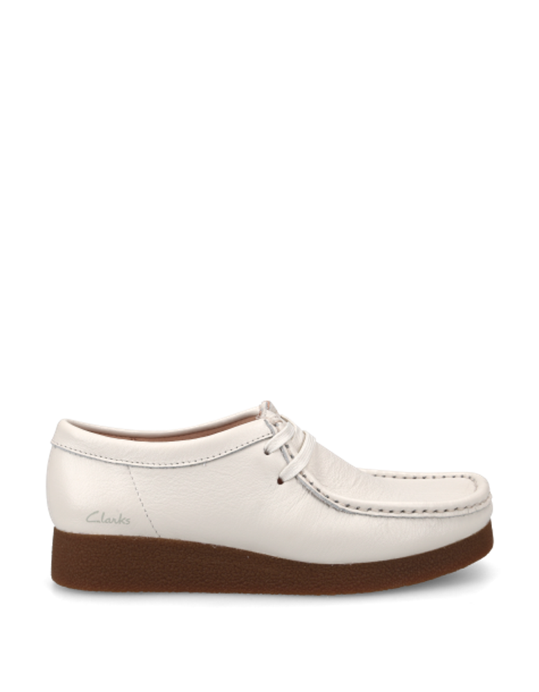 靴 CLARKS WallabeeEVOSh UK6 Clarks WallabeeEVOSh 26174880 4 Lace-up shoes in white buy