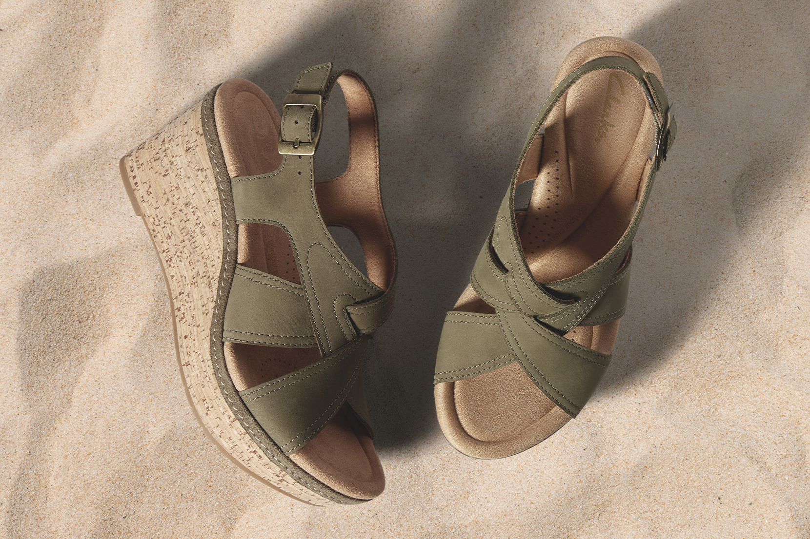 Clarks annadel discount pearl wedge sandal